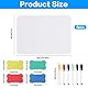 4 STK Whiteboard Klein Whiteboard A4, Kleines Dry Erase White Board, 21x30 cm Tragbares Doppelseitiges Mini Whiteboards mit 6 Stifte & 4 Radiergummis, für Klassenzimmer, Zuhause, Büro