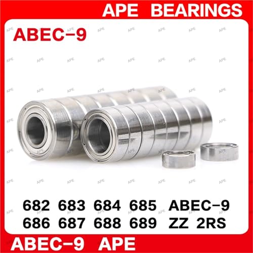 Rodamientos ABEC-9 684-2RS抗磨损防尘小轴承 解决电机发热发卡问题 6