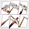 ARCCAPTAIN Professional 8 Welding Pliers, Sharp MIG Plier for Rust Resistant, Long Nose Pliers with Anti-slip Handle - Durable and Efficient