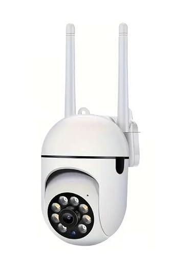 Teruhal Cámara de Vigilancia WiFi HD 720P, Cámara WiFi de Visión Nocturna, Audio bidireccional, PTZ 355°, Aviso al móvil, Cámara de Seguridad con Seguimiento de Evento por AI,