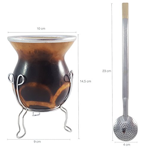 Kit Para Chimarrão Mate Tererê Cuia E Bomba Tradicional, Zanline, Artesanal