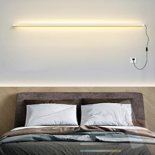 Lámpara de pared sin obras con interruptor enchufe y mando regulable