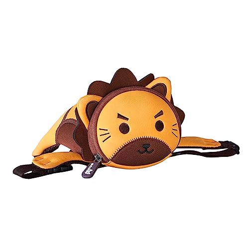 NOHOO Kids Fanny Pack, boys girls Crossbody bag With adjustable shoulder strap (Lion)