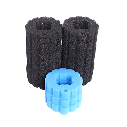 INGVIEE Kompatibel Ersatzschwamm Set für Oase BioPress 4000/5000 (6X Schwarz Grob, 3X Blau Fein)