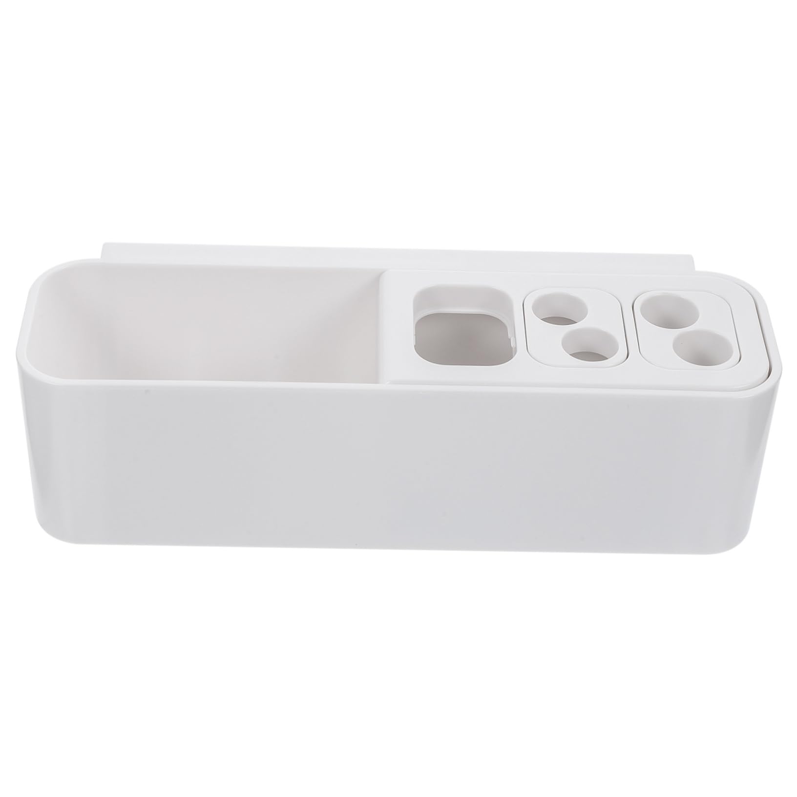 STOBAZA 3 Piezas Soporte de Cepillos de Eléctricos Pared Organizador Drenaje y Adhesivo Fuerte Almacenamiento para Cepillos Pasta y Accesorios Práctico y Duradero