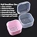 Nail Tool Sterilizer Box Plastic Disinfectant Container for Nail Art Accessories Tools, Portable Nail Drill Bits Sterilizer Tray with Strainer, Soaking Tray Clean Box Manicure Equipment