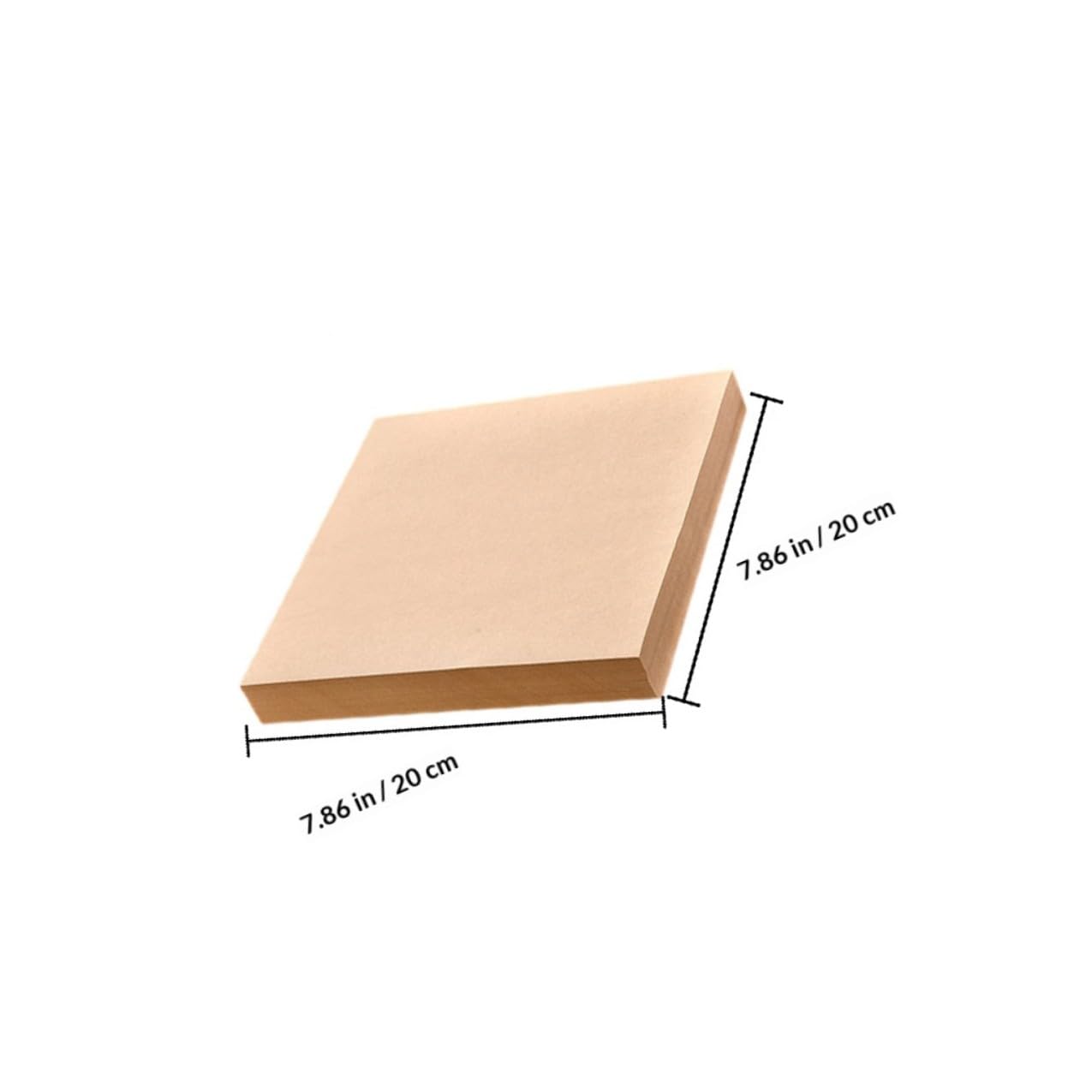 PATKAW Tapete para Refrigerios de Papel Kraft Color Khaki, Compacto y Ligero, 500 Hojas para Bocadillos y Hamburguesas en Fiestas