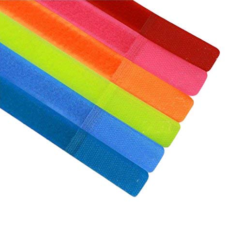 S2S™ 6 Colorful Genuine Band Cable Ties Straps Multicolour 6 Pcs