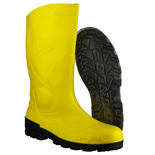 Dunlop Protective Footwear (DUO1K) Devon Full Safety, Stivali antinfortunistici Unisex - Adulto, Giallo (Yellow), 45 EU - Image 4