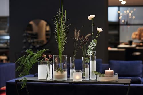 LEONARDO HOME 018628 NOVARA Vase 19 cm satiniert, Glas