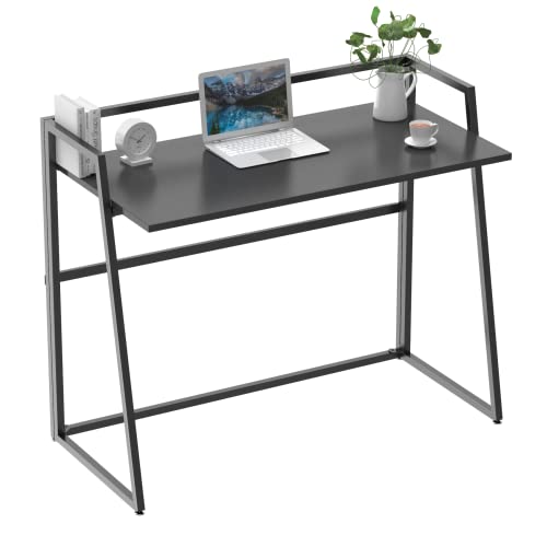 Designa Folding Desk, Small Desks For Small Spaces, 41 Inch Small Fold Desk For Student Portable Folding Desk, Folding Office Desk With Protective Railing #TOP13