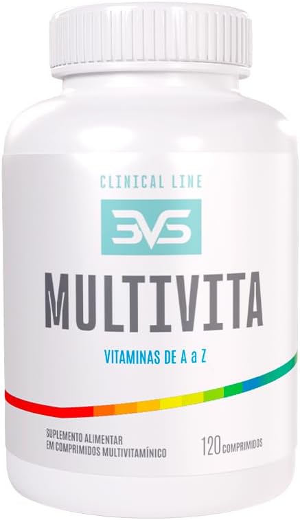 3VS Nutrition Multivitamínico de A a Zinco – Suplemento Alimentar com Vitaminas e Minerais, 120