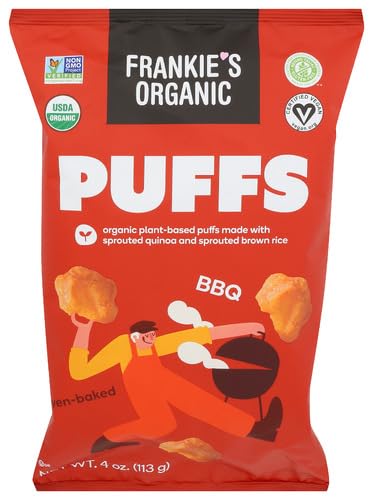 Frank​ie's Snacks Puffs BBQ 4 oz (Pack of 12)