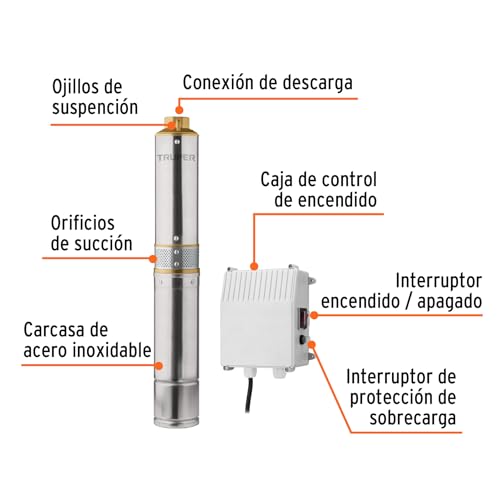 Bomba sumergible tipo bala 1 1/2 hp 5 Imagen adicional