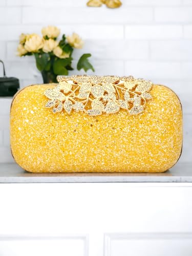 Image of TOOBA Women's Clutch, Metallic Yellow