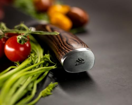 Image of Wakoli EDIB Small Santoku Knife, 4.7-Inch Damascus Santoku Kitchen Knife