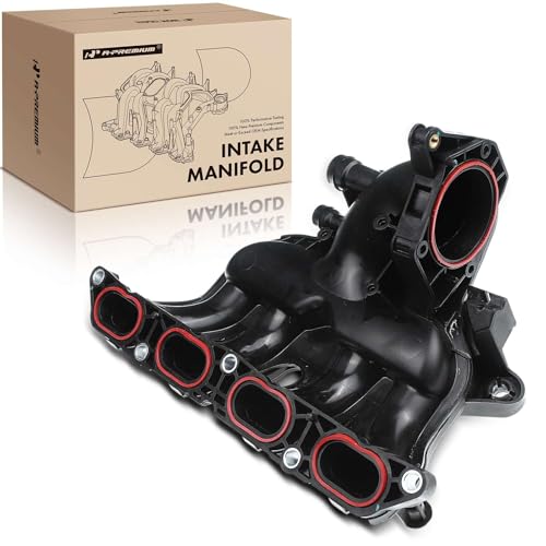 A-Premium Engine Intake Manifold with Throttle socket and Gasket [4Cyl 1.6L ] Compatible with Mini Cooper 2007-2015, Cooper Countryman 2011-2016, Cooper Paceman 2013-2016
