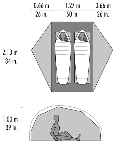 CARPA ULTRALIVIANA MSR FREE LITE 2 PERSONAS miniatura 4