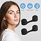 ElevateTech 100 Stück Nasenfilter Einweg-Nasenstaubfilter Bulk Schwamm Nasenlochfilter für Spray-Tanning Schweißen Staub Allergien Staub Baugebiete (Schwarz)