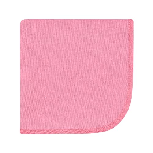 Image of Hudson Baby Unisex Baby Flannel Cotton Poly Washcloths, Unicorns Rainbows 10 Pack, One Size
