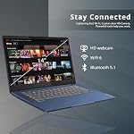 Lenovo Mince 3 Livre de Chrome, 14″ FHD IPS Ordinateur portable à écran tactile MediaTek Autres produits 520 Processeur, 4GB RAM, 64GB eMMC, HD Webcam, haut-parleurs stéréo WiFi 6, Chrome OS, Bleu de l'abîme, 32GB Visage chaud USB Carte