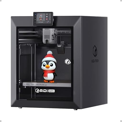 QIDI Q2C Impresora 3D, Impresora FDM Cerrada, Máxima 600mm/s, Auto-calibración & Auto-nivelación, Componentes Personalizados, Impresora 3D Compacta, Volumen de Construcción 270x270x256mm | Ya disponible en tu tienda friki favorita! En mundofriki.es!
