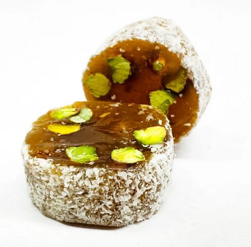 Image of NY Spice Shop Malban Pistachio Coconut Roll - 3 Pound Middle Eastern Coconut Flakes Malban