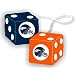 NFL Denver Broncos Fuzzy Dice