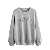 Women Teen Girls Cat Hoodie Sweatshirt Sweater Coats Cute Cat Ear Sleeping Cat Printed Pullover Long...