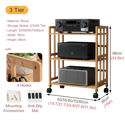Support audio en bois ventilé contre la surchauffe WiFi - 2