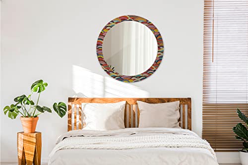 Miroir imprimé décoratif au design moderne de qualité supérieure