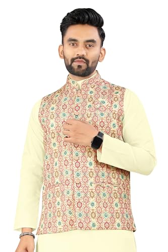 Image of Trustous Traditional Men's Kurta Koti Set (3 PCS SET)