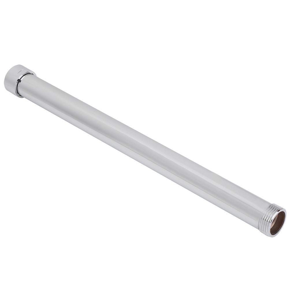 Sharainn Silver Shower Extension Arm, 3/4In Internal Thread Shower Extension Tube Arm Pipe Bathroom Accessory For Shower Head