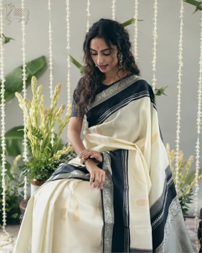 Saree para mujer Flosive suave sin arrugas para un drapeado facil 3