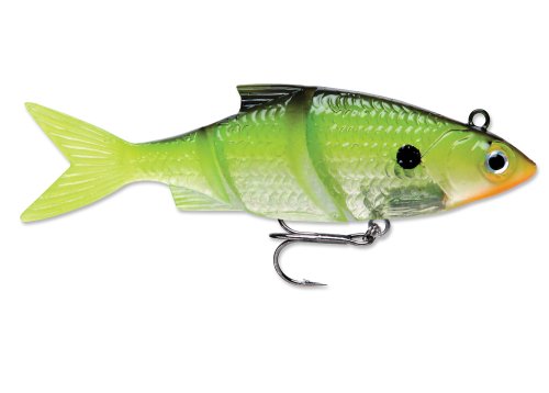 Storm Live Kickin' Shad 03 Fishing Lure, Chartreuse Shad
