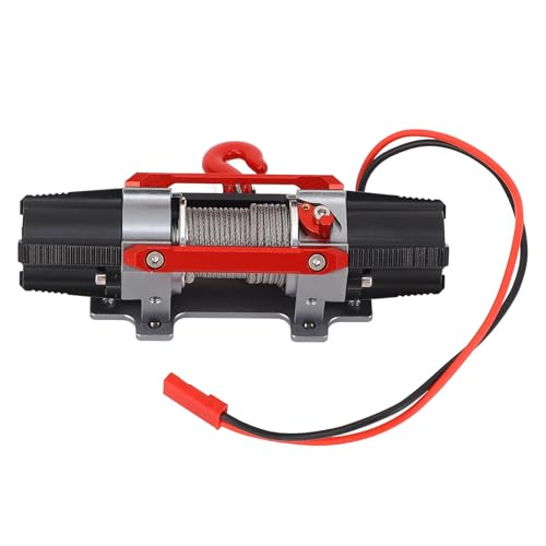 Dilwe - Dilwe Treuil à Double Moteur, Treuil électrique RC Haute Puissance simulé CNC, Parfaitement Conçu pour Modèle de Voiture RC à échelle 1/10, 1/8