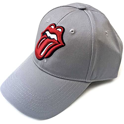 The Rolling Stones - Gorra de béisbol de lengua clásica gris