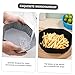 COLLBATH Silicone Baking Mat for Air Fryer Microwave Oven Reusable Liner Heat Resistant to 500°f Easy Clean Non-slip Ideal for All Occasions