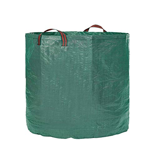 Garden Yard Waste Bags Sacks, Reuseable Gardening Lawn Leaf Bag,Garden Tote Debris Container Pop up Grass Bin Landscape Pool Leaves Collector,60 Liter