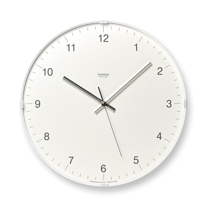 レムノス掛け時計アナログ モノクロック白 MONOClockホワイト レムノス 掛け時計 アナログ モノクロック 白 MONO Clock ホワイト の
