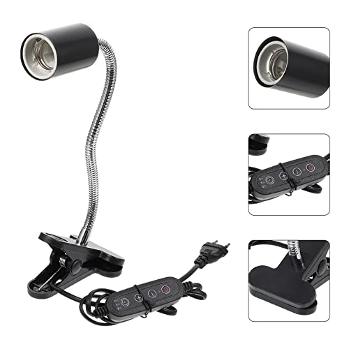 VILLCASE Reptile Heating Lamp Holder Reptile Heating Lamp Rack Pet Supply (Plug)