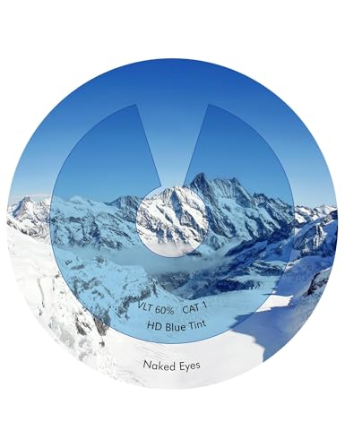 Image of Replacement Lenses Compatible with RayBan Meta Skyler RW4010 52mm AI Glasses, UV Protection, Transition
