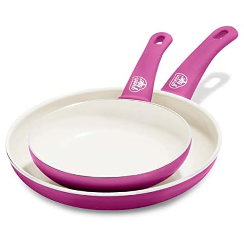 GreenLife Healthy Ceramic Non-Stick Frying Pan Set Cover