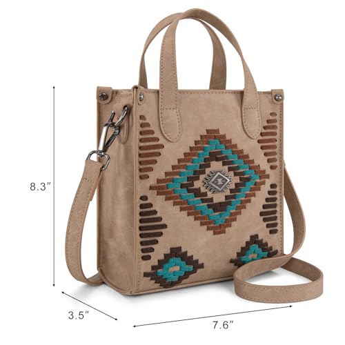 Image of Montana West Western Women's Crossbody Handbag Ladies Crossbody Bags for Women Designer Top Handle Handbags