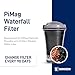 Nikken - PiMag Waterfall Filter Cartridge - Advanced Ionic Filtration, Copper Particles, Chlorine & Lead Reduction, pH Balance, Fresh Drinking Water