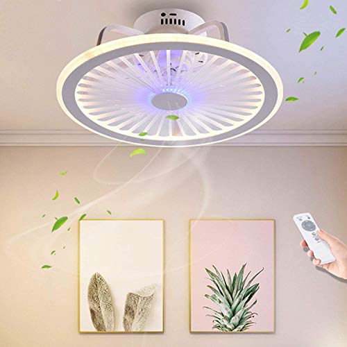Plafonnier ventilateur silencieux contrôlable par application mobile - 3