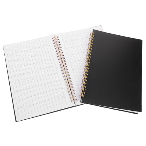 Carnet de compte avec papier PP résistant et pages quadrillées