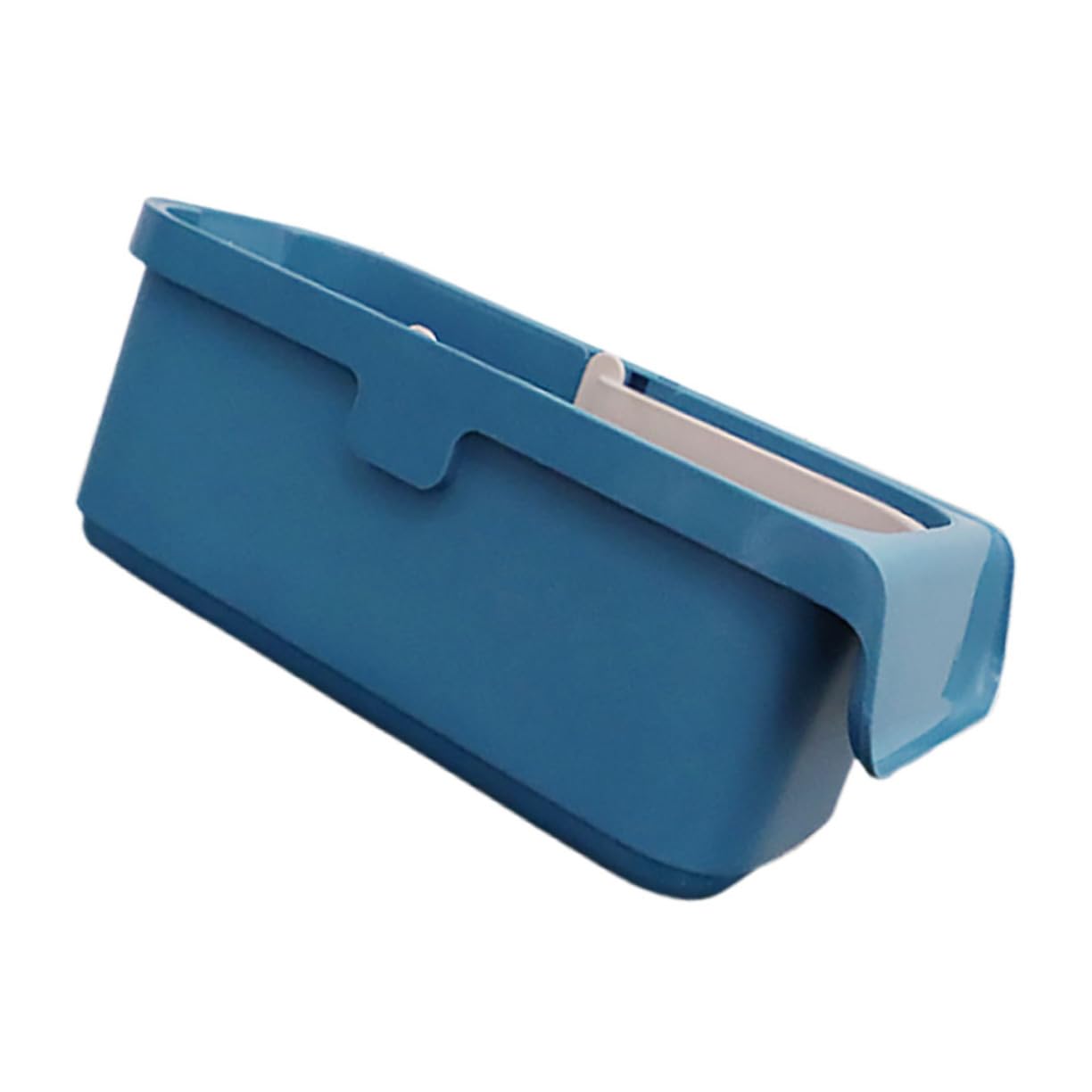 Cubo Rectangular para Mopa Plana, Plástico, Azul, Gran Capacidad