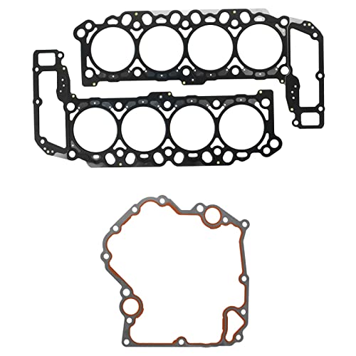 Image of TRQ Engine Gasket Kit Set Compatible with Chrysler Dodge Jeep Mitsubishi Ram V8 4.7L