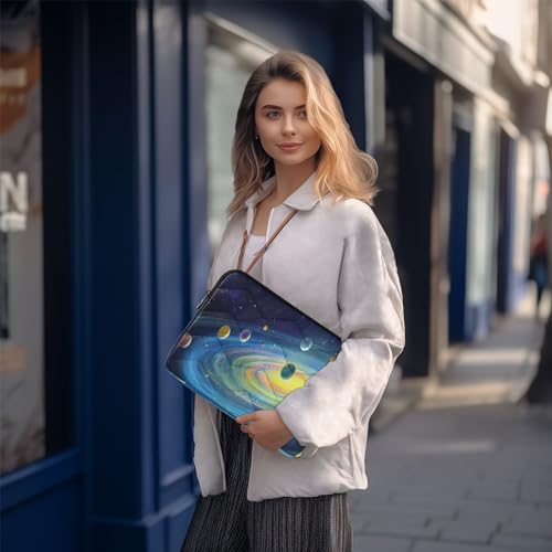 Funda para laptop de 13-14 pulgadas con diseño de planetas miniatura 7